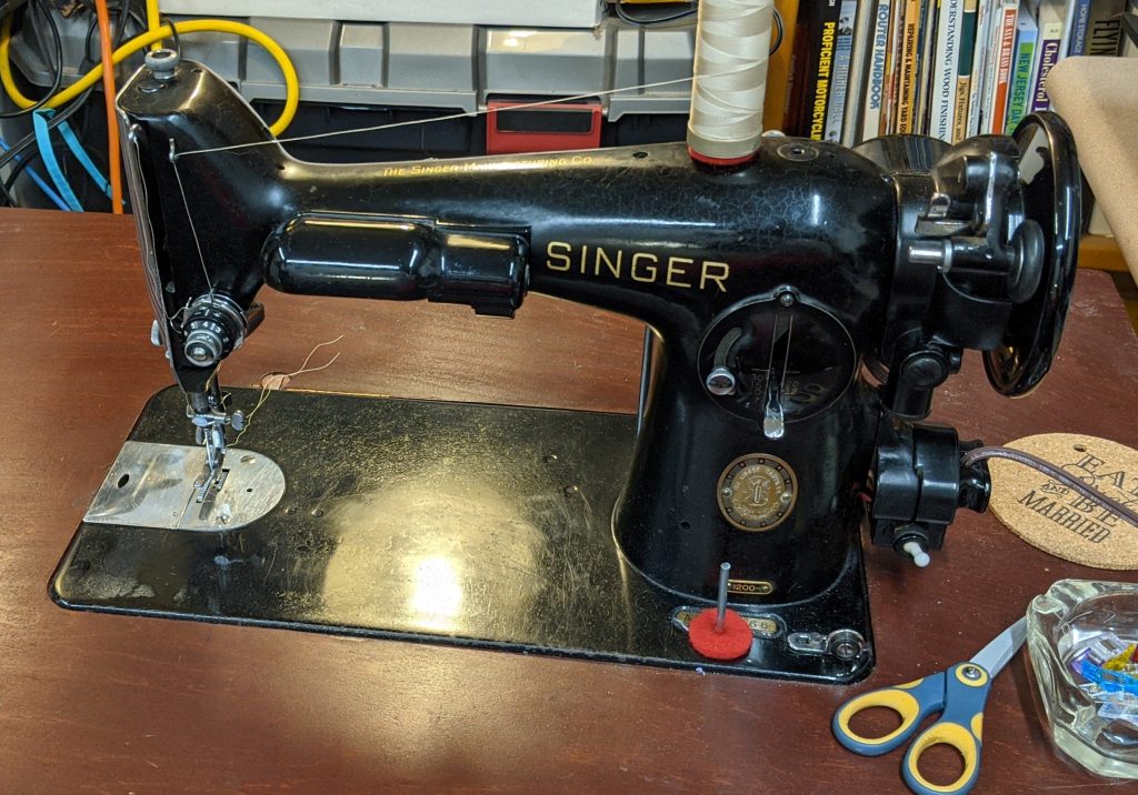 Singer 15-91 Sewing Machine Heavy Duty Gear Driven Motor Serviced